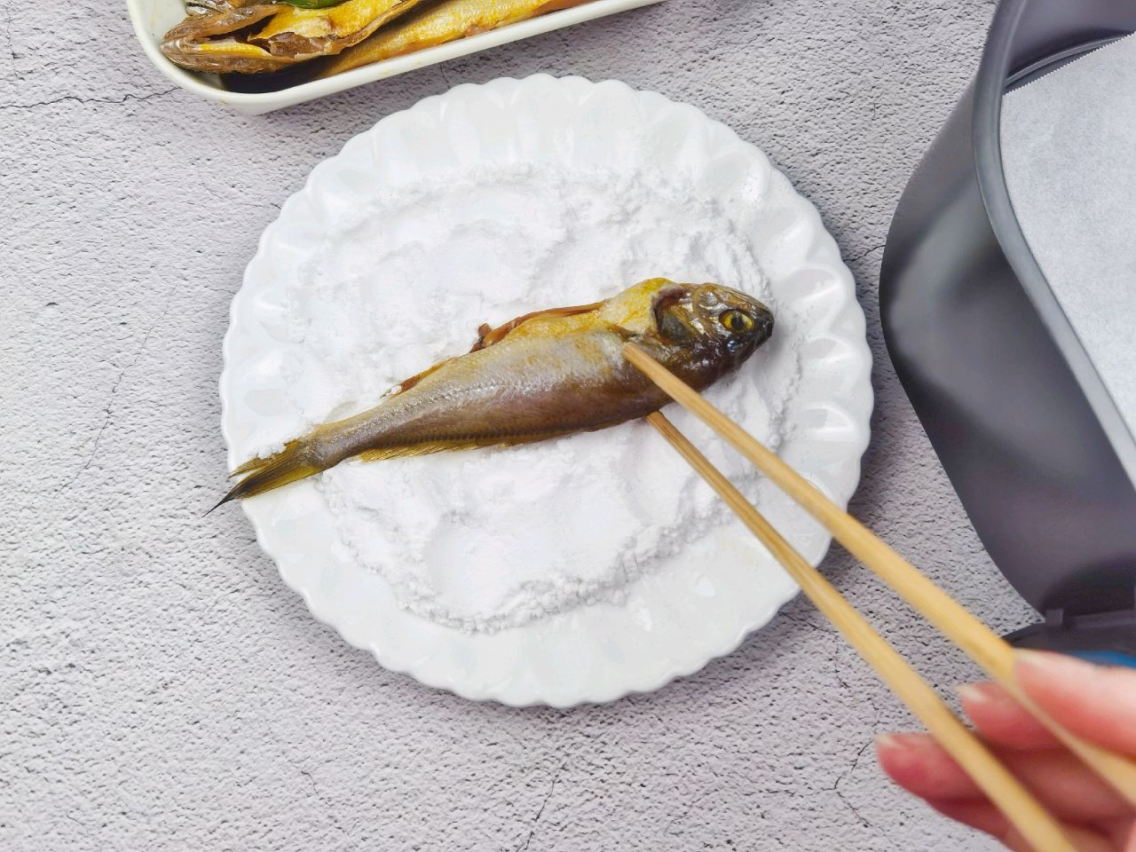空气炸椒盐小黄鱼
