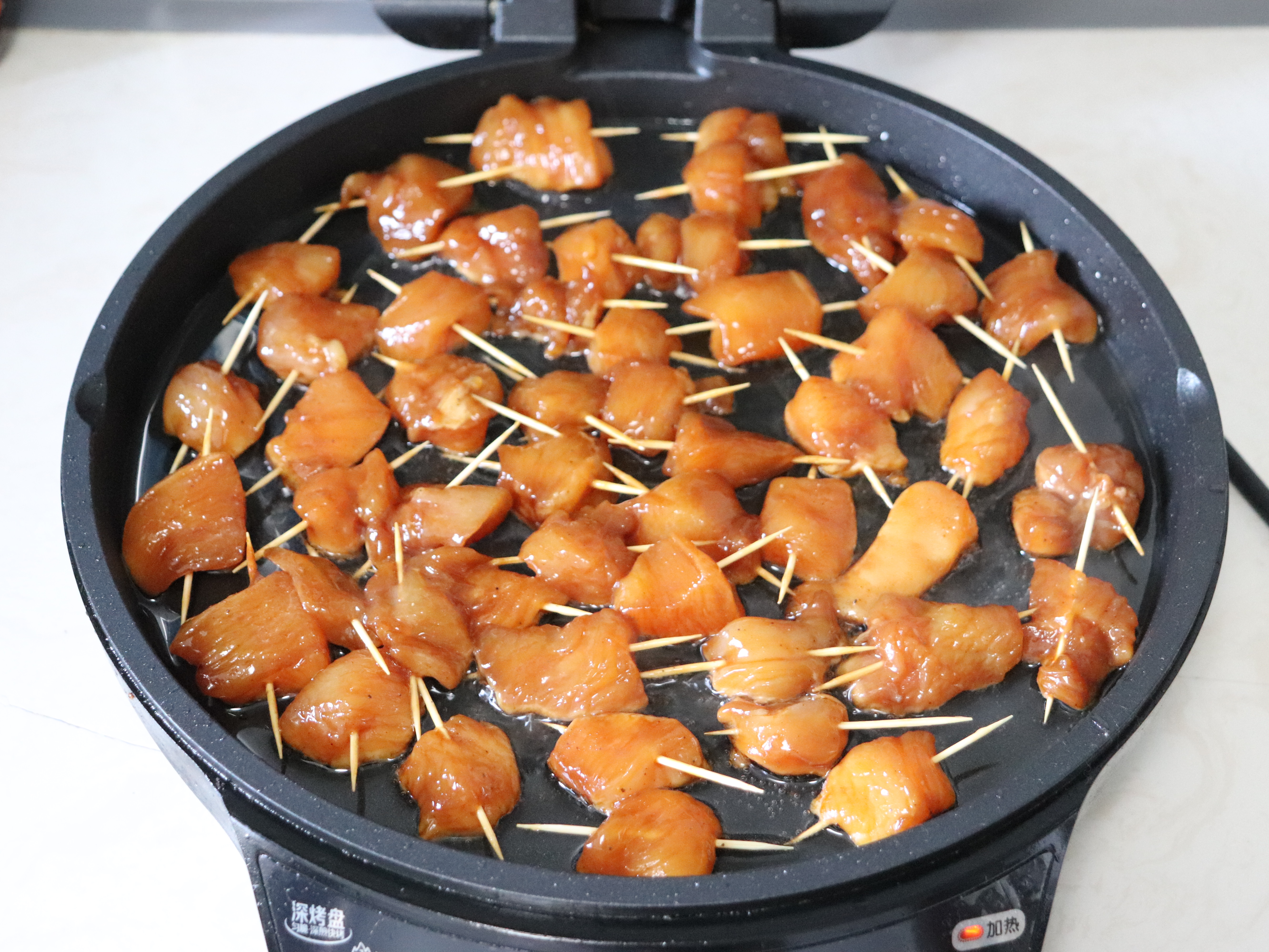 口一串,超级解馋好吃的牙签鸡胸肉