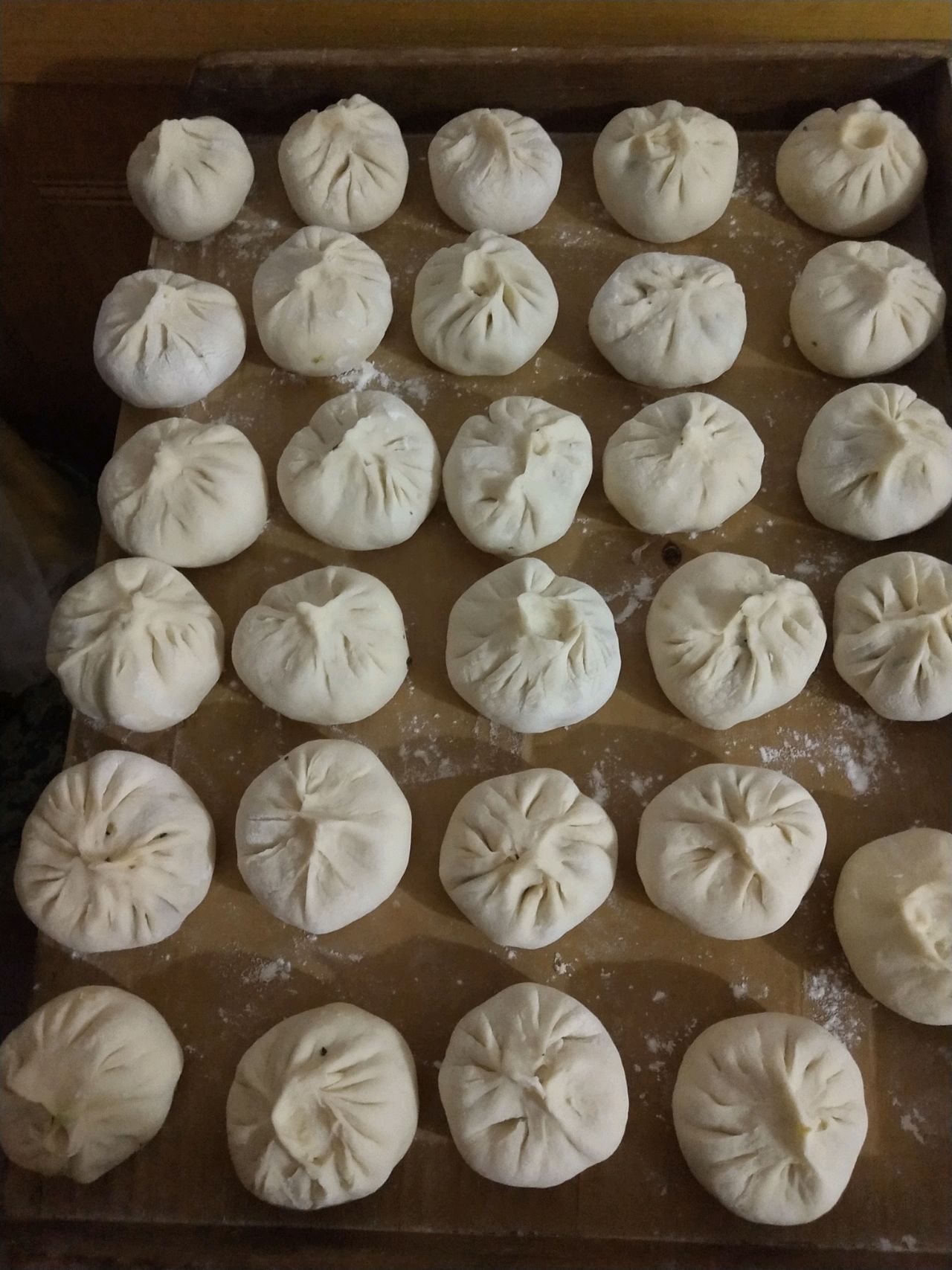 口感肉头的小白菜素包子