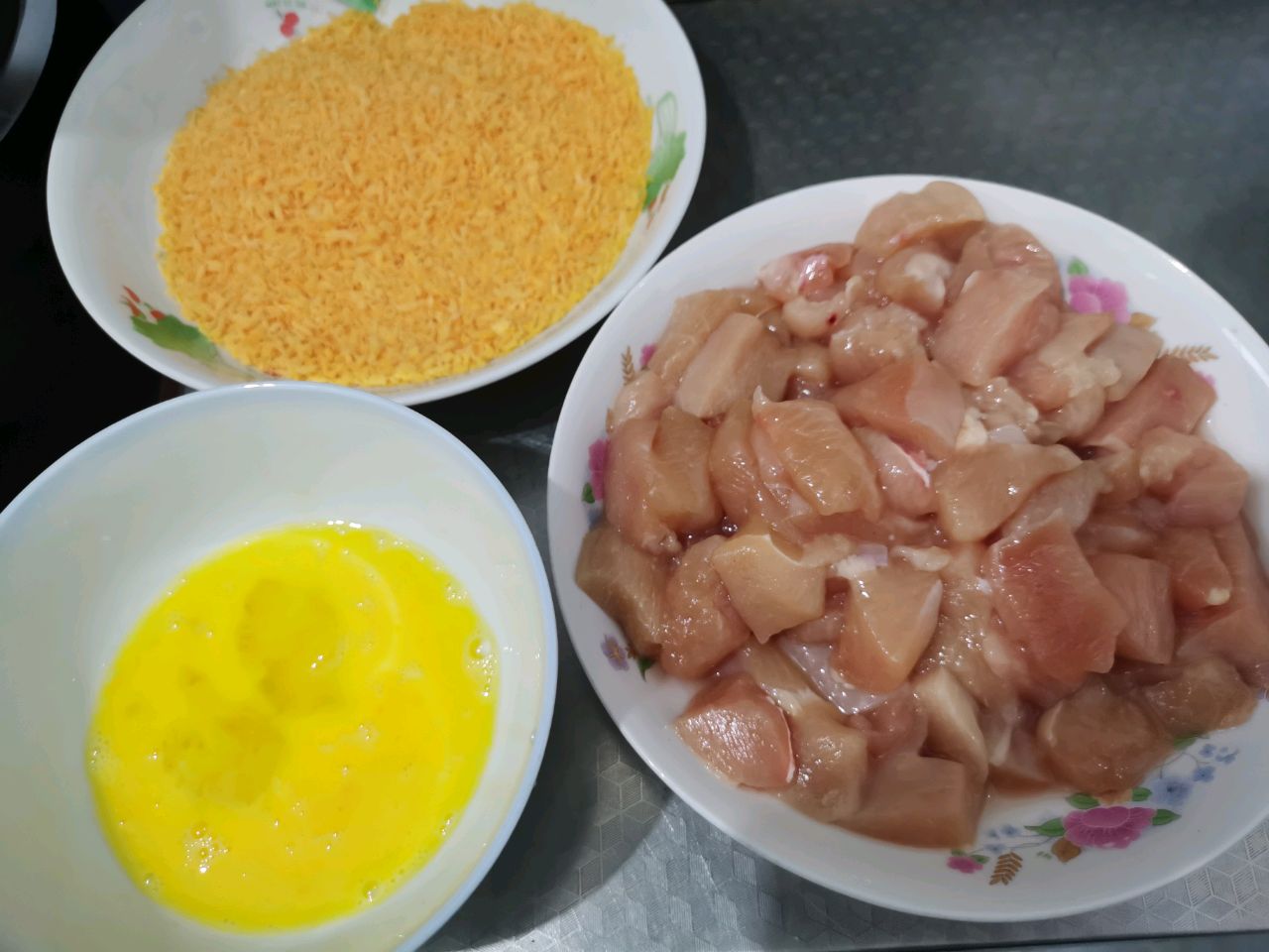 口口香脆的鸡米花