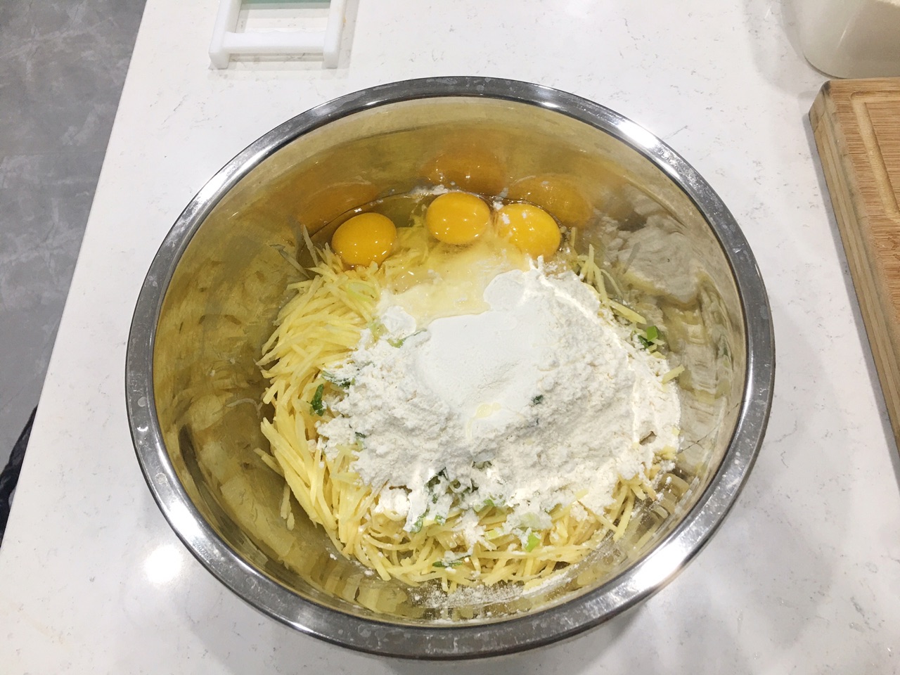 快乐土豆丝饼