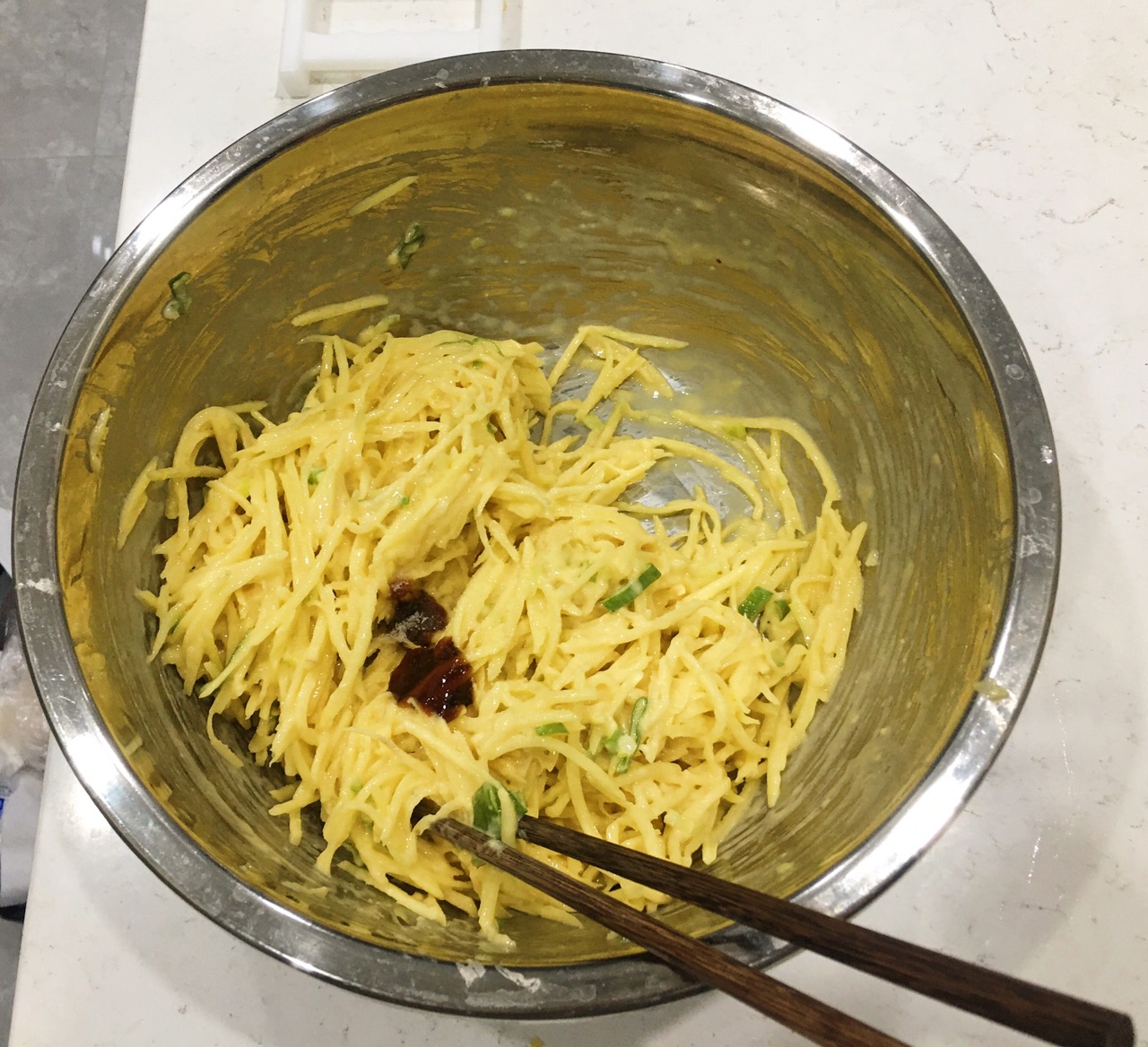 快乐土豆丝饼