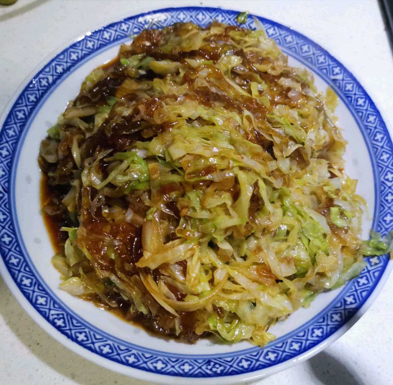 快手菜之包菜粉丝