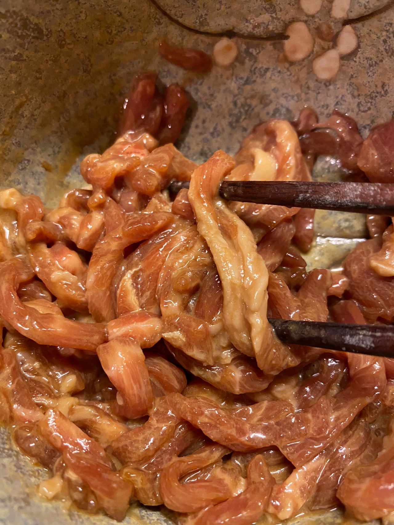 #快手菜之韭黄肉丝