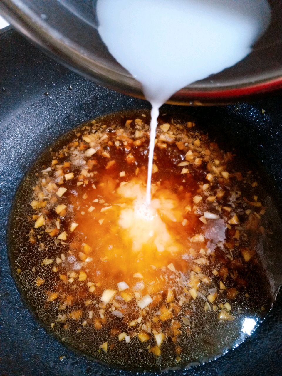 快手的蚝油生菜
