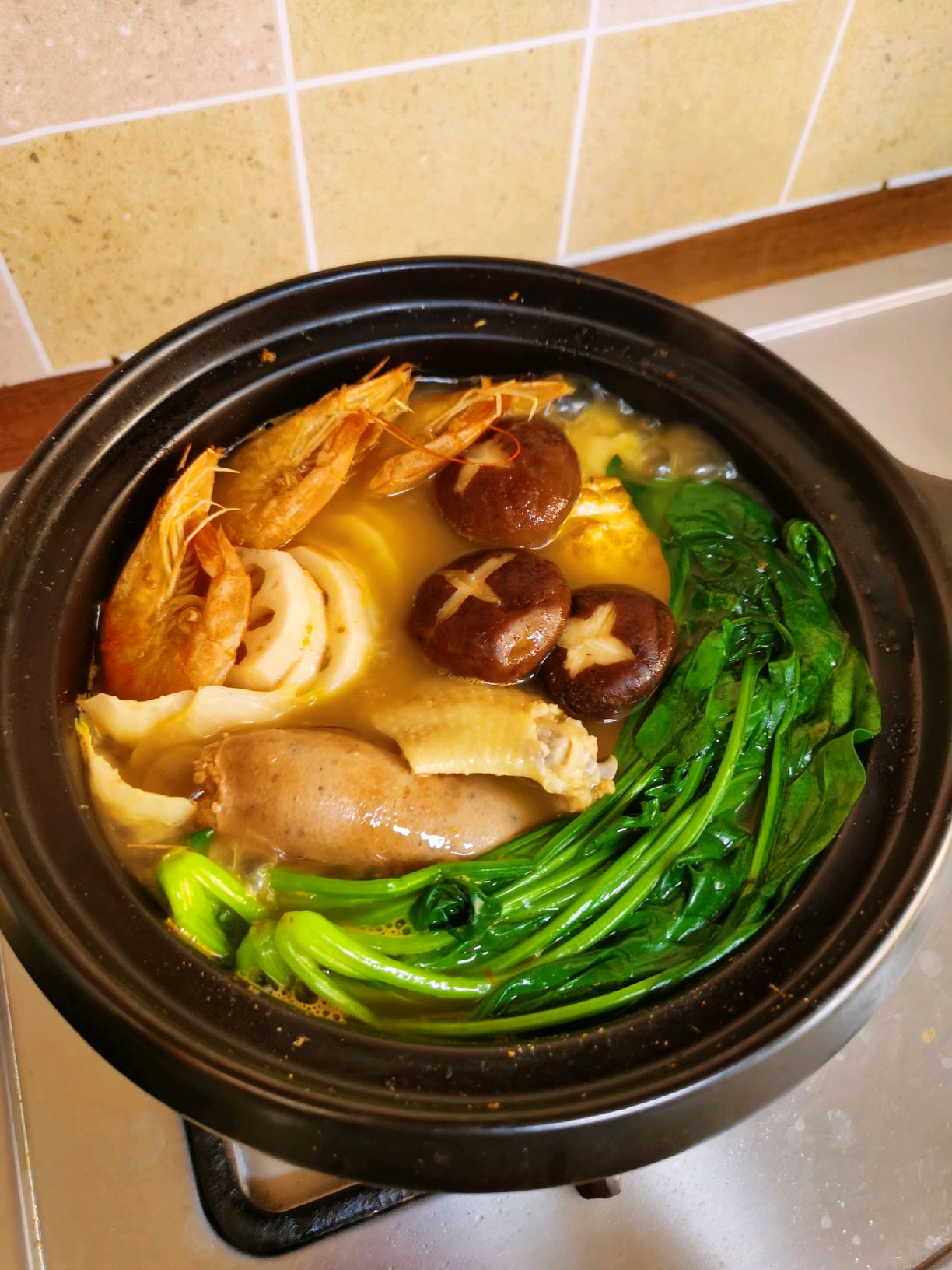 快手冬阴功味鸡翅锅