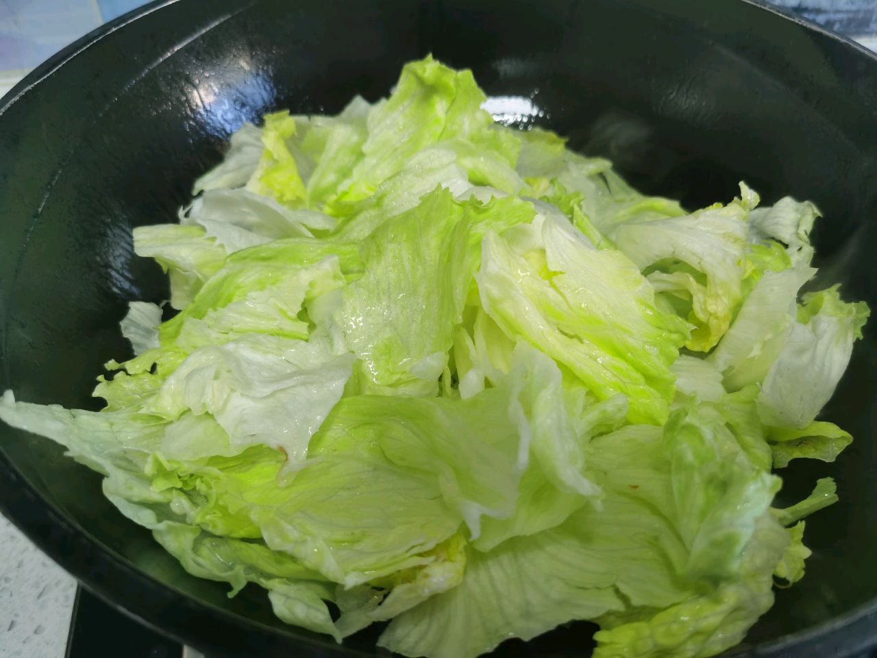 快手耗油生菜