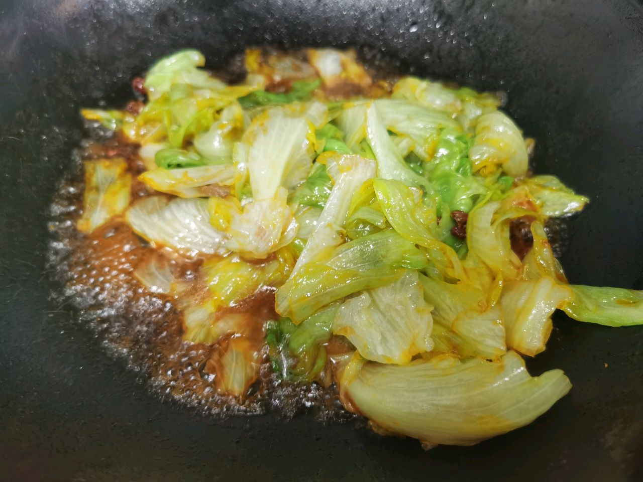 快手耗油生菜