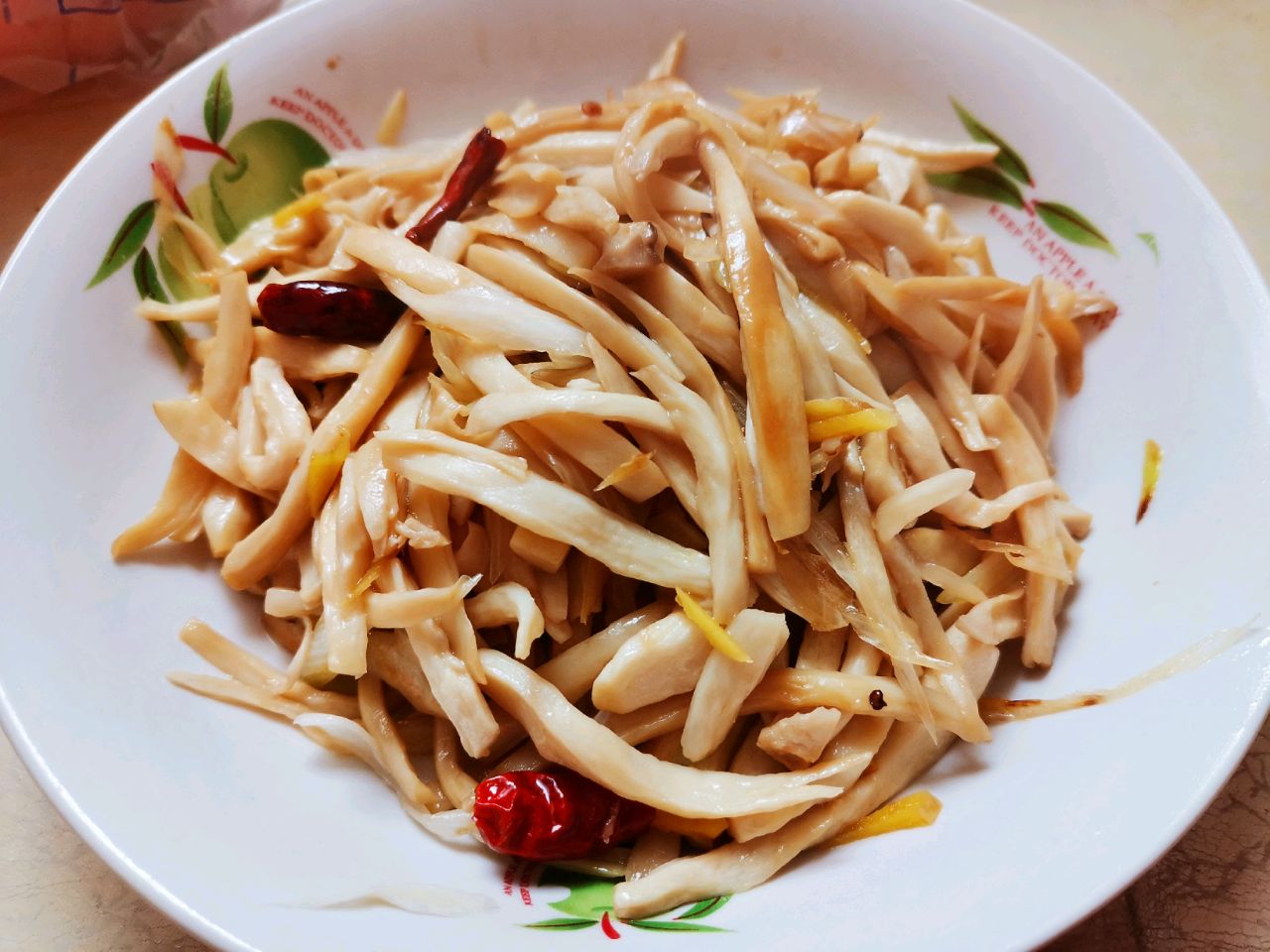 快手家常菜～手撕杏鲍菇