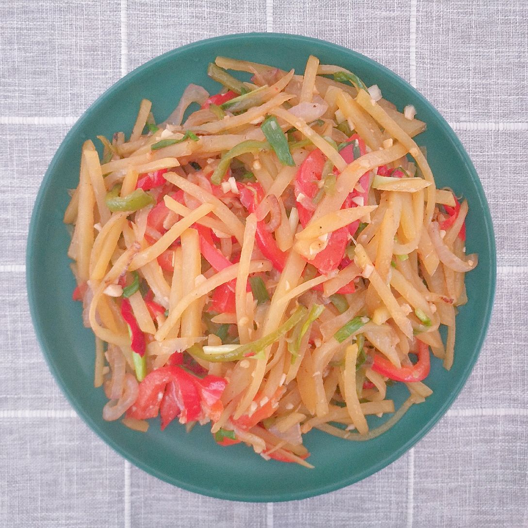 快手家常菜~酸辣土豆丝