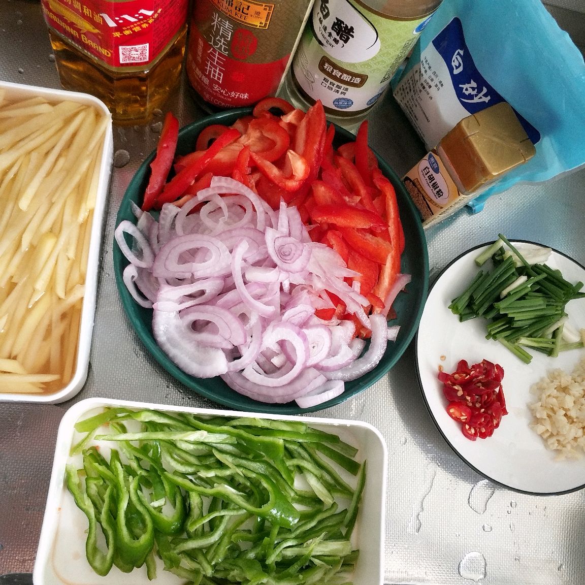 快手家常菜~酸辣土豆丝