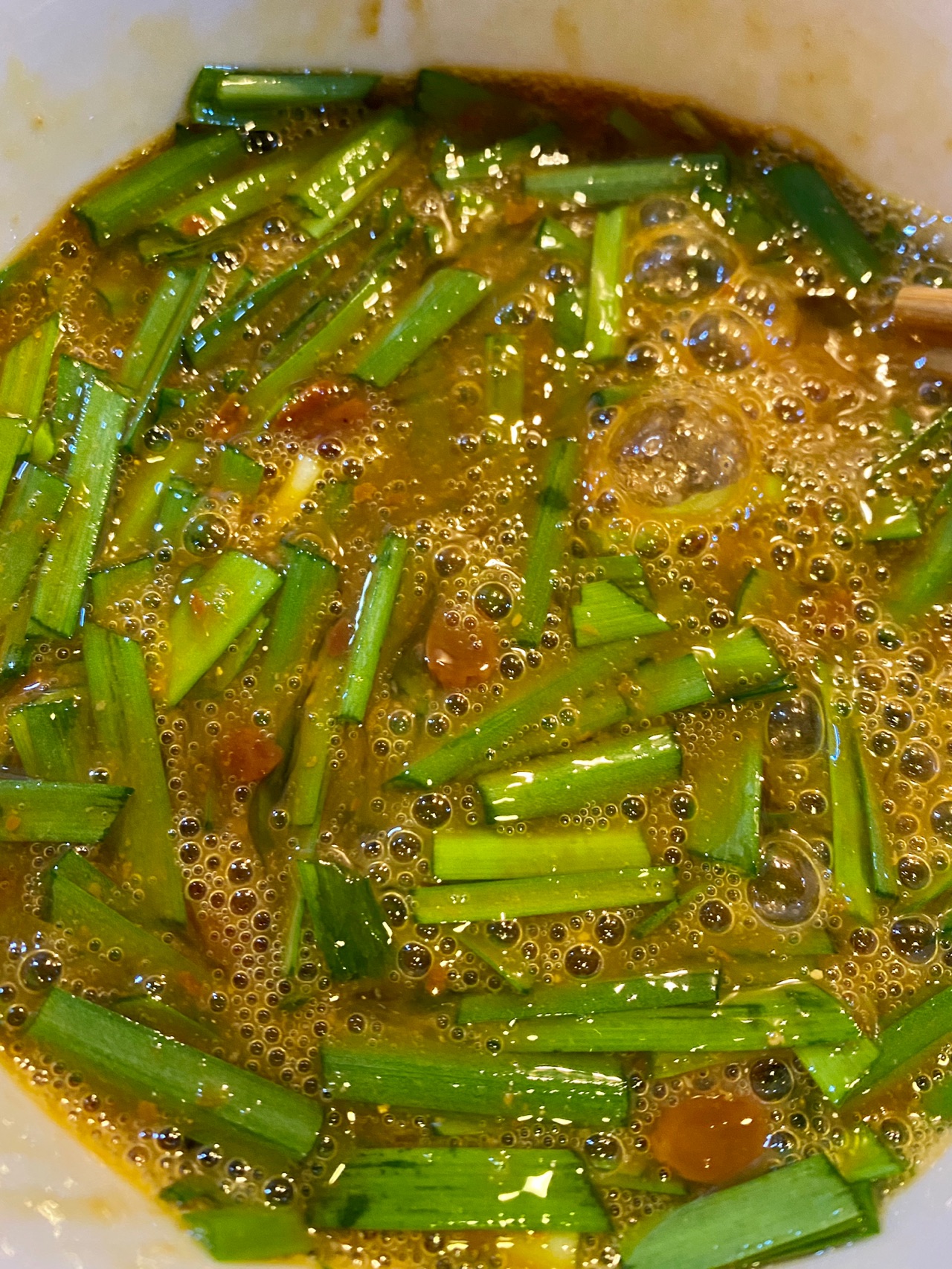 快手韭菜炒蛋