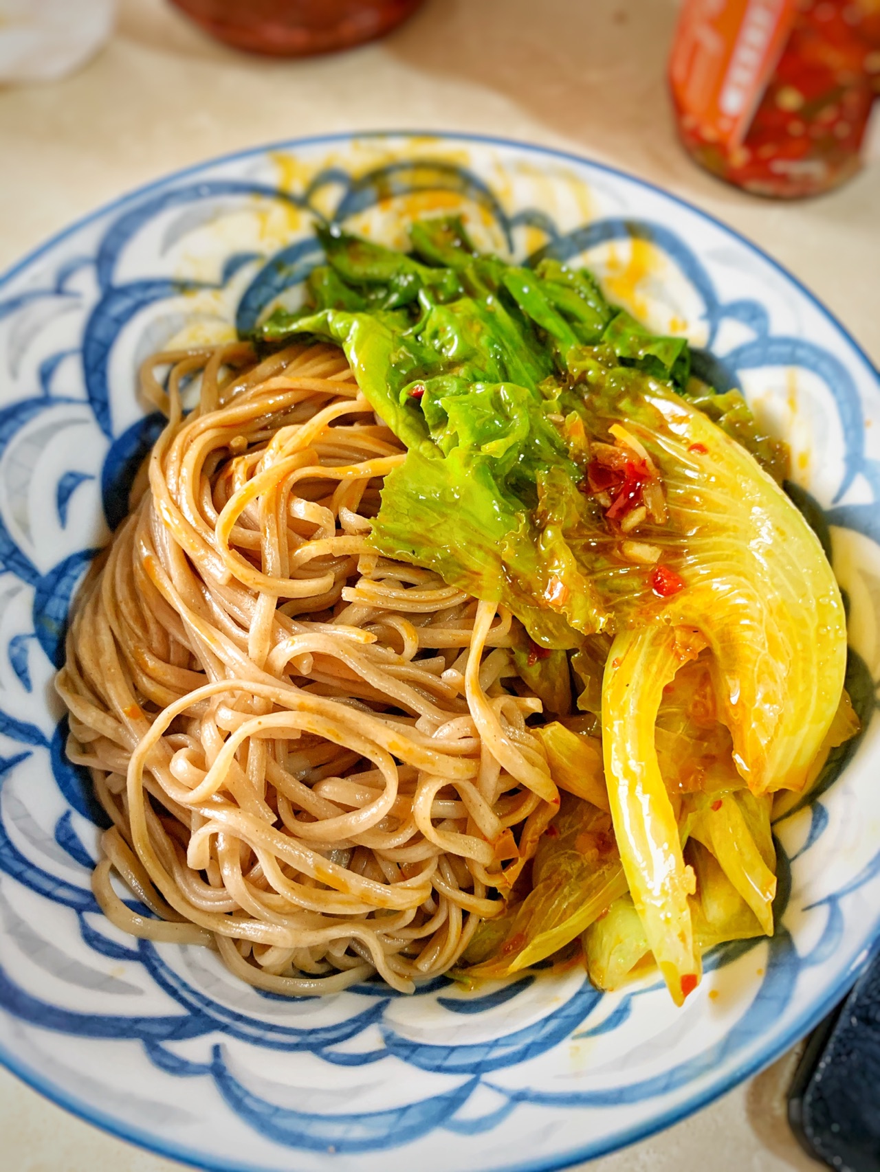 快手牛肉酱荞麦面