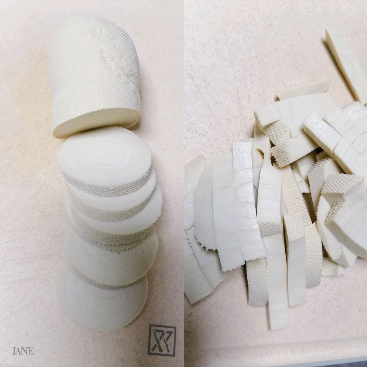 快手清淡的芹菜叶拌素鸡