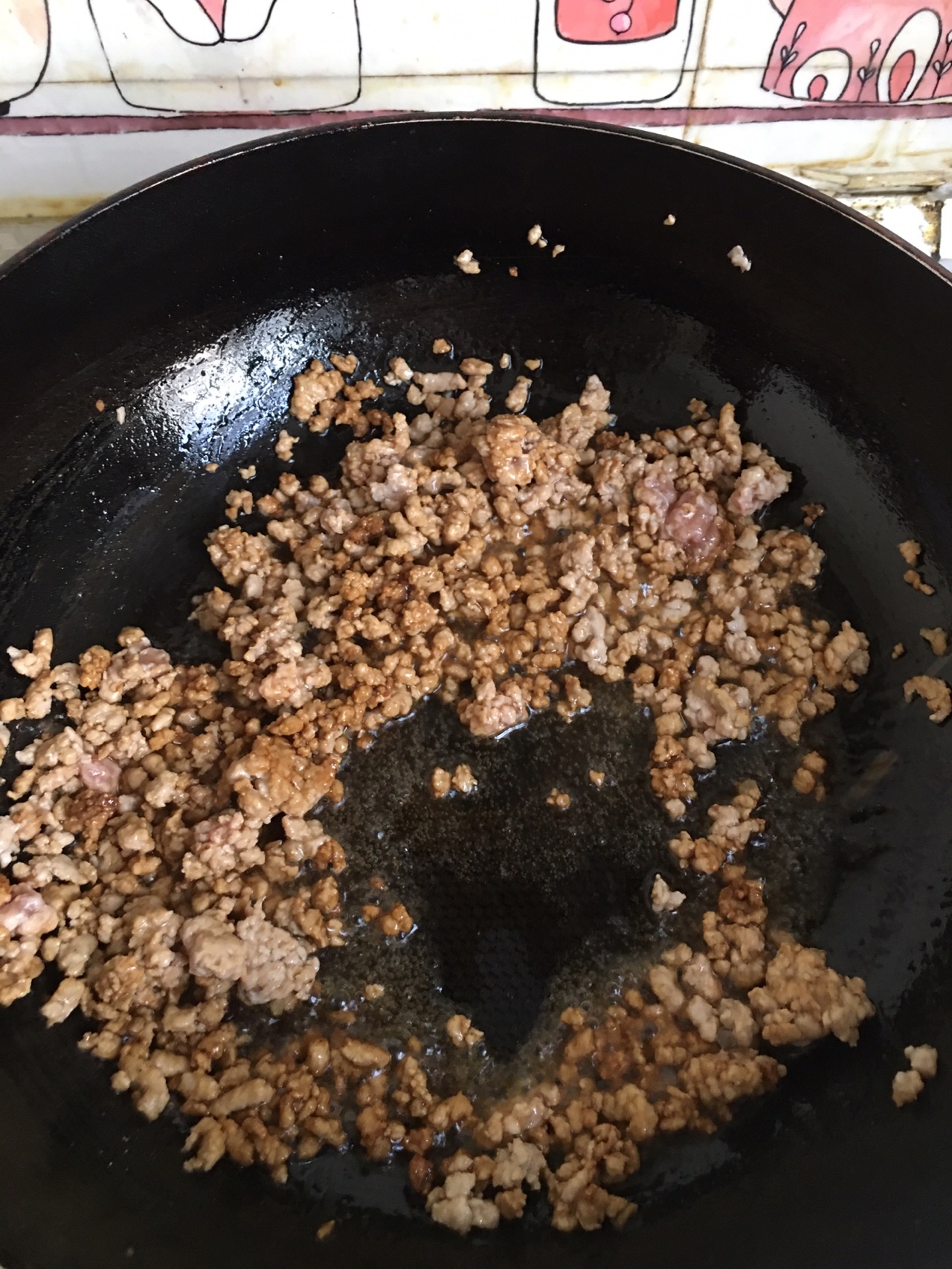 快手蒜台肉沫炸酱面
