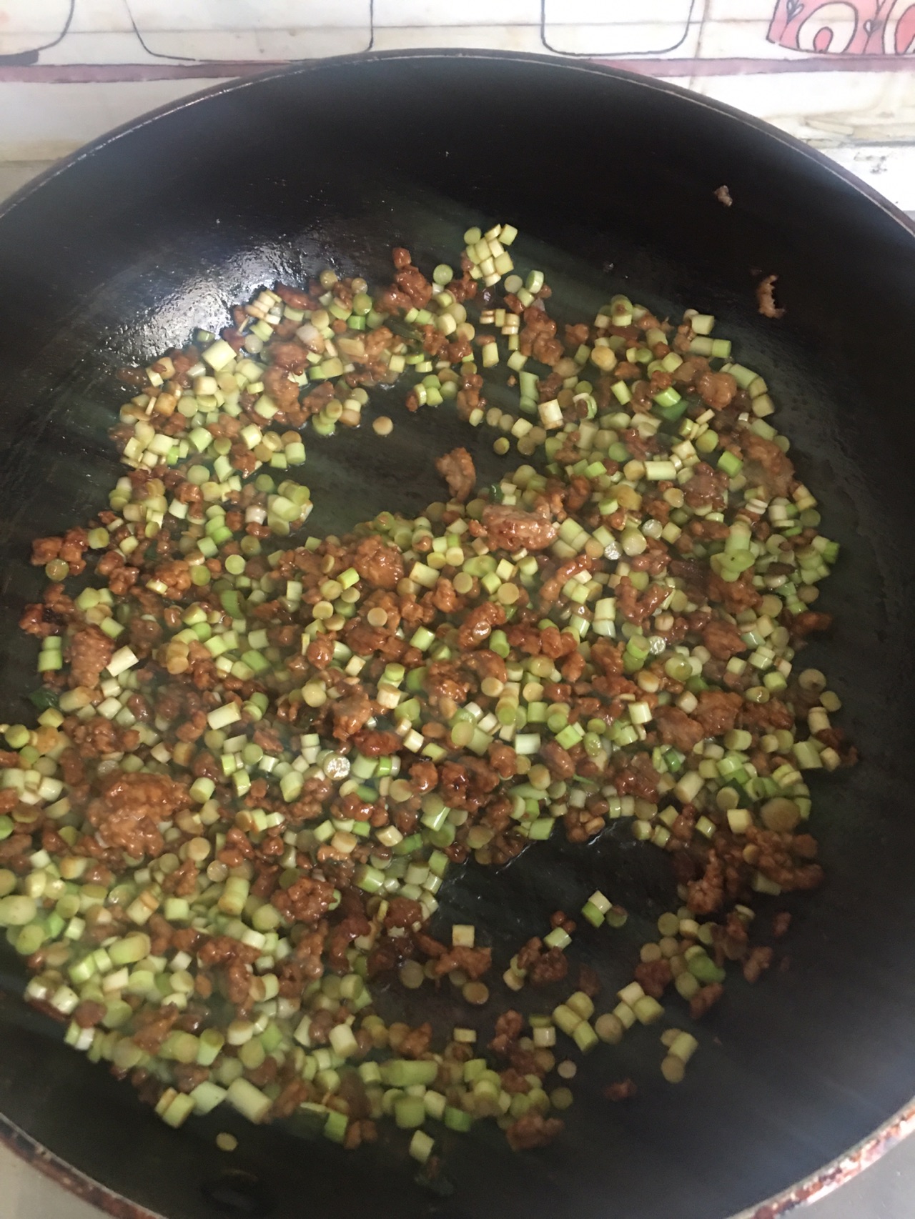 快手蒜台肉沫炸酱面