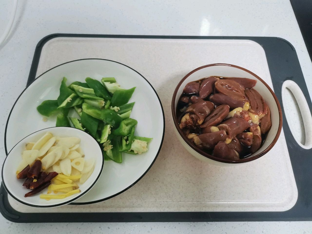 快手下饭菜-孜然鸡心