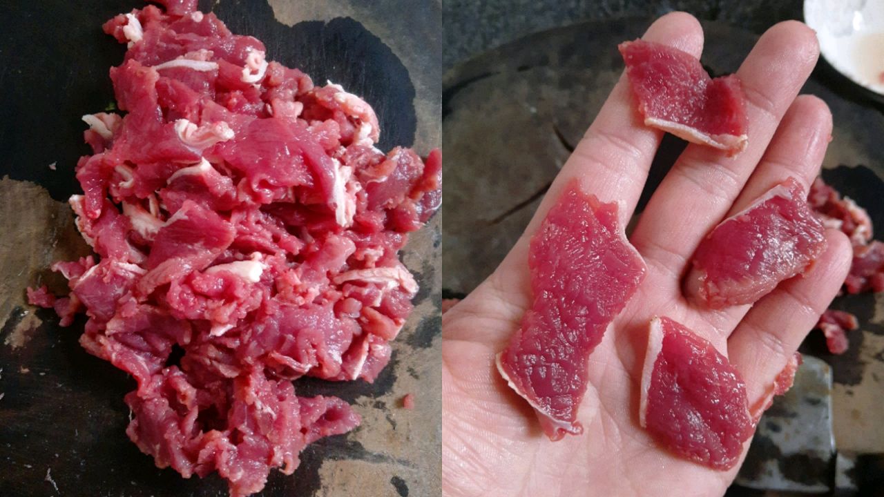 快手小炒牛肉炒芹菜
