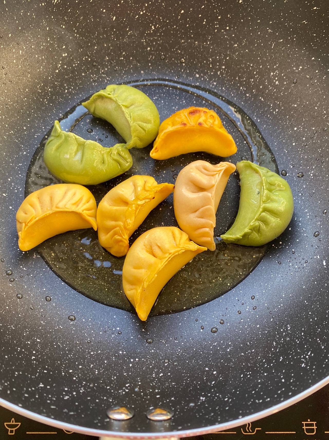 快手早餐，蛋煎水饺