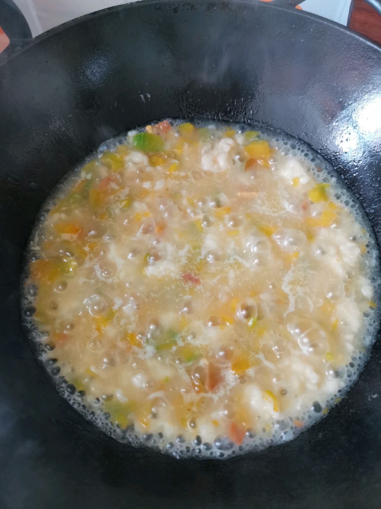快手早餐～南瓜面疙瘩