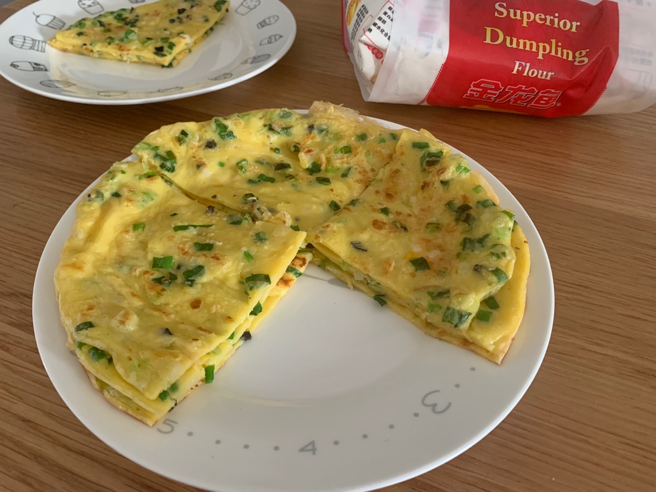 快手早餐之香葱蛋饼