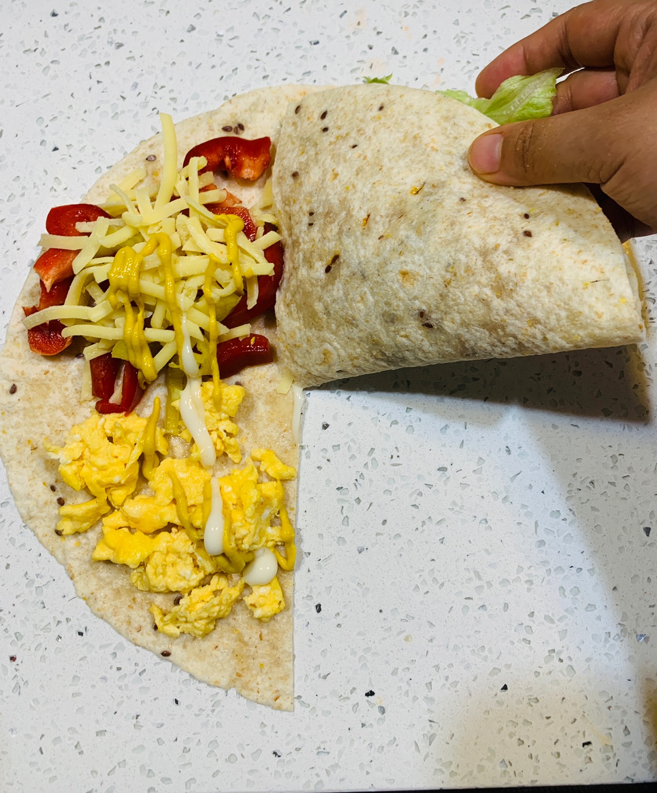 快手早餐之芝士蔬菜饼
