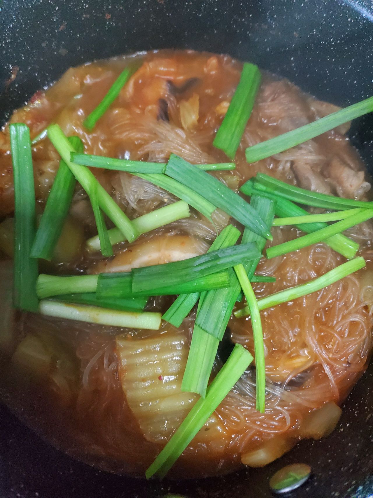 辣白菜肥牛粉丝