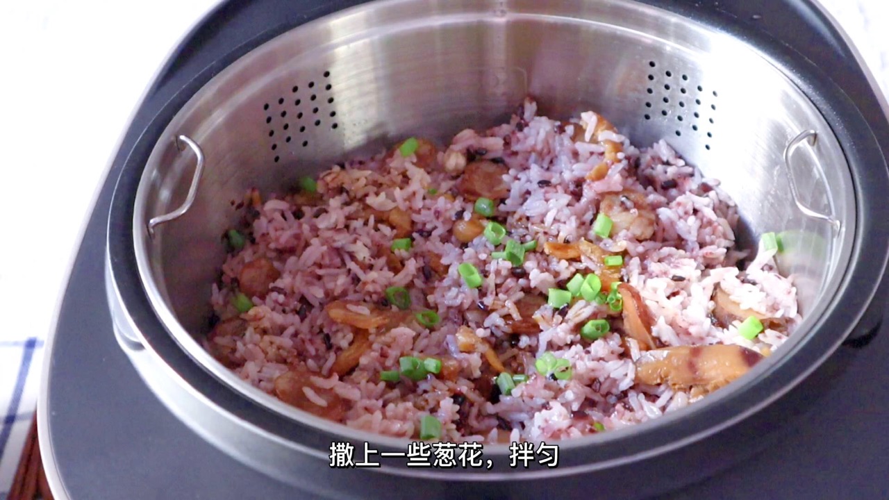 腊肠八宝饭