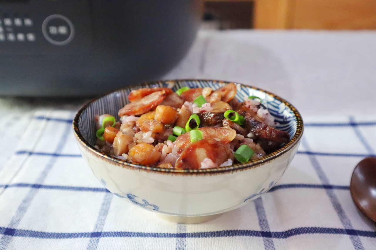 腊肠八宝饭