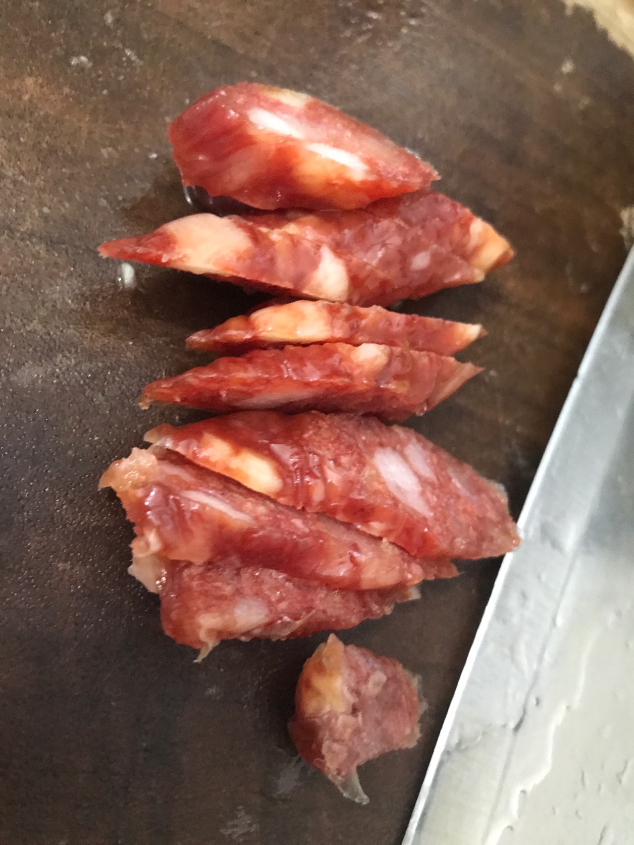 腊肠炒葫芦瓜