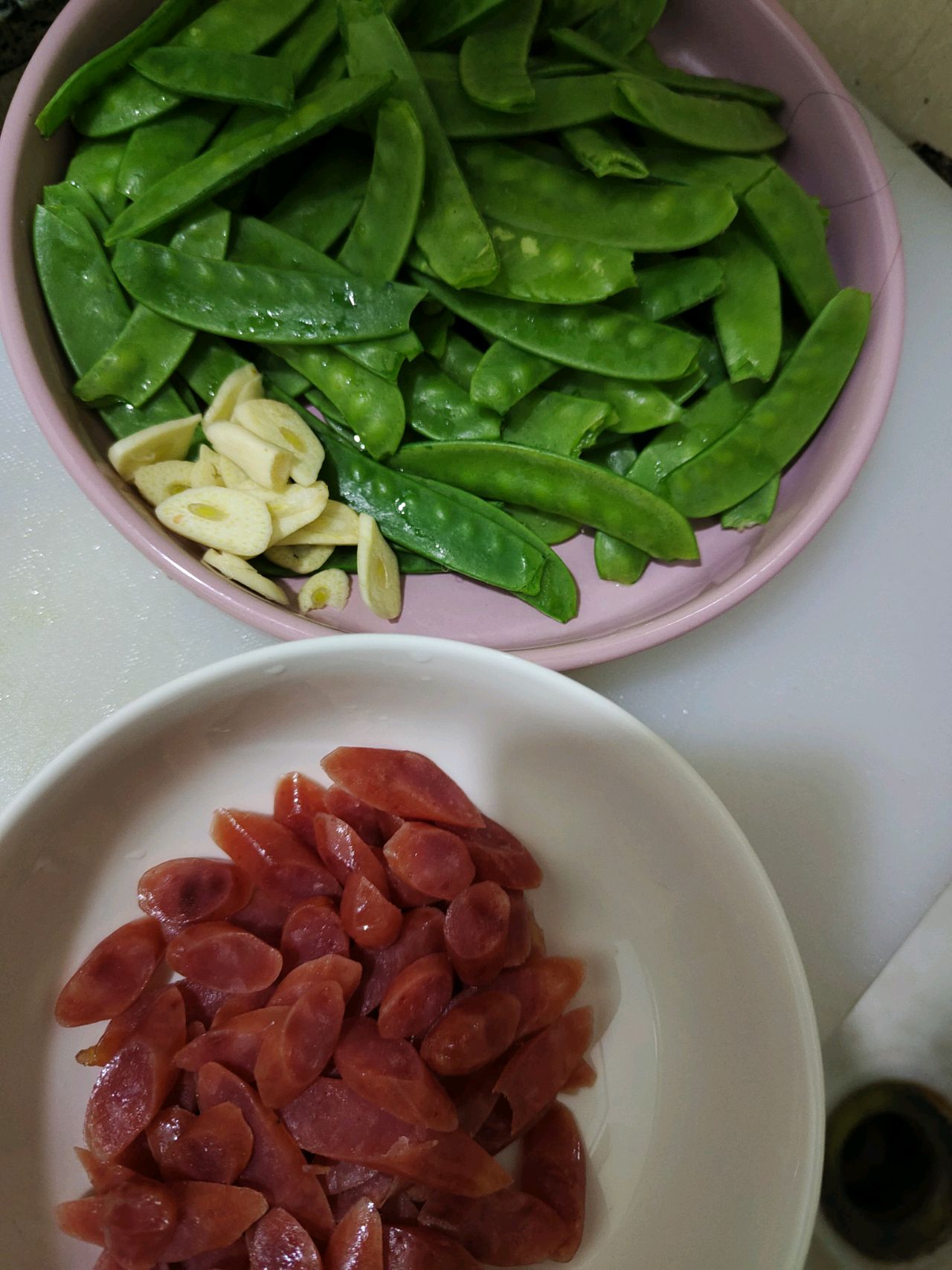 腊肠荷兰豆