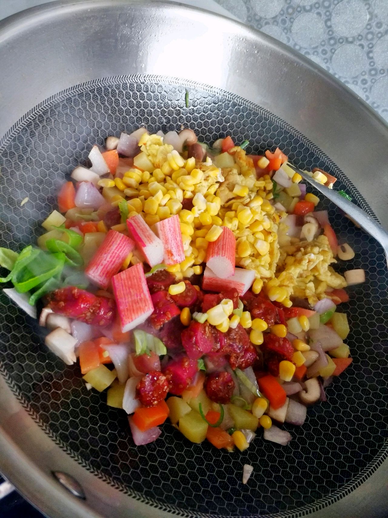 腊肠时蔬炒饭*蚝油版*