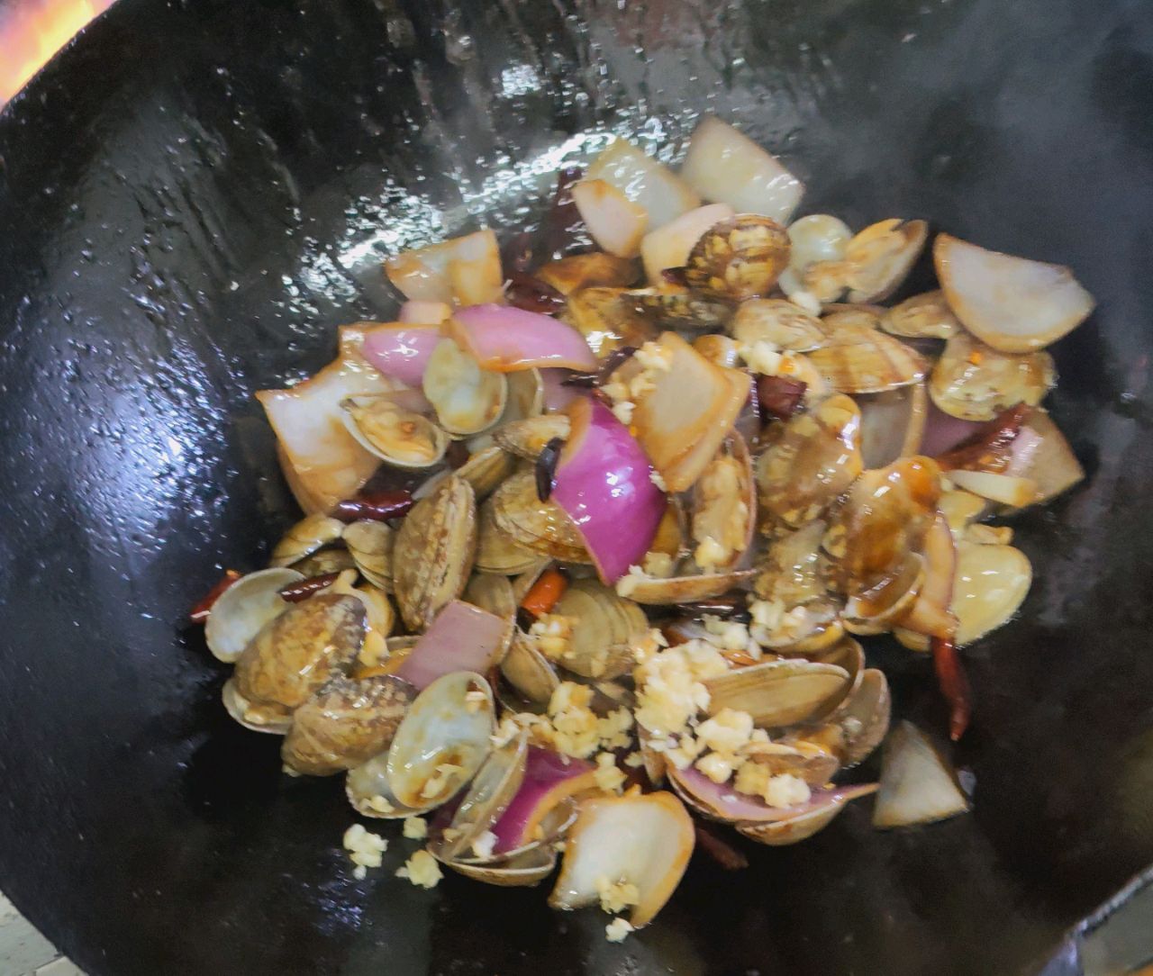 辣炒花蛤（花蚬子、花甲、蛤喇）
