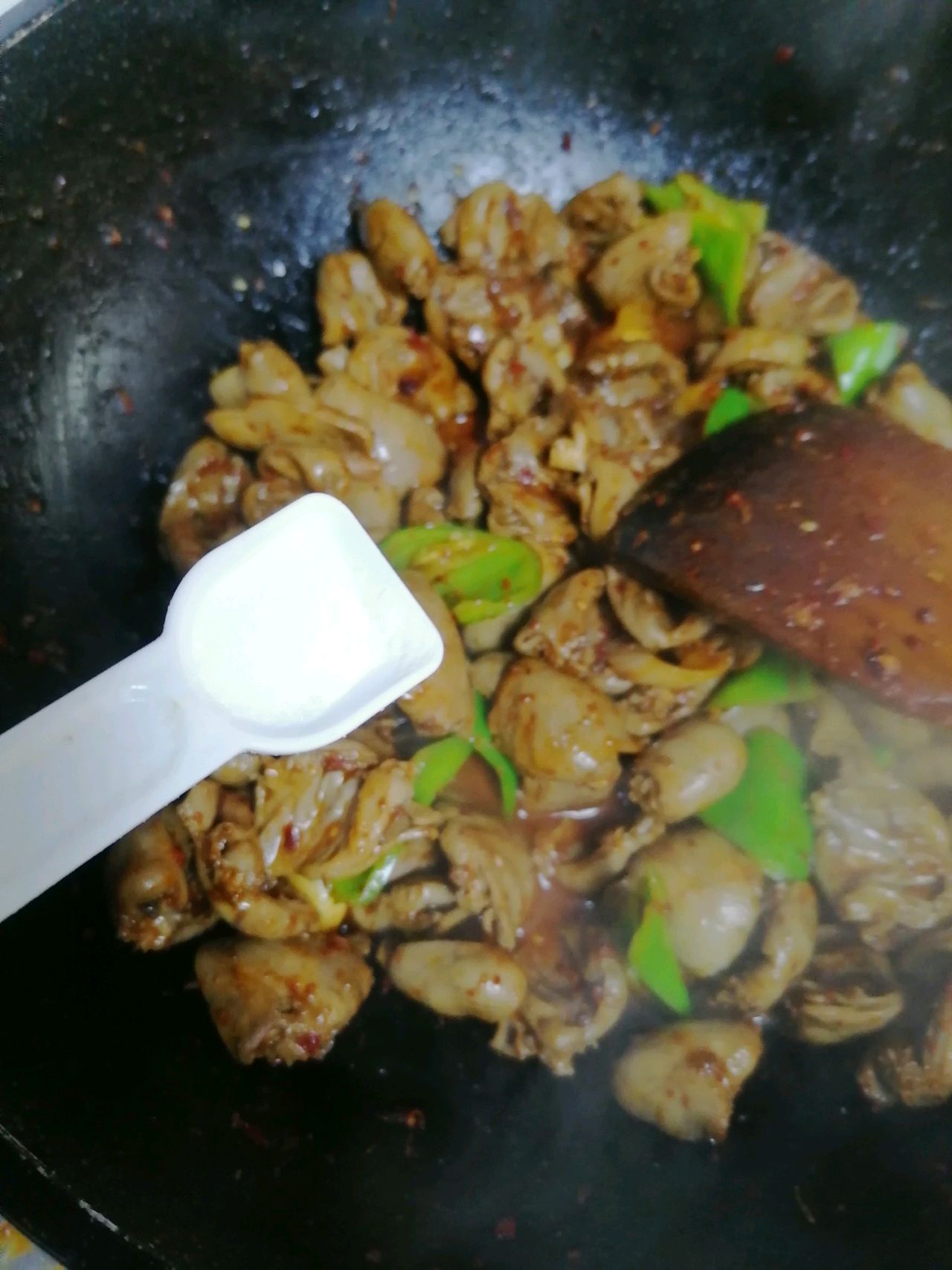 辣炒鸡心