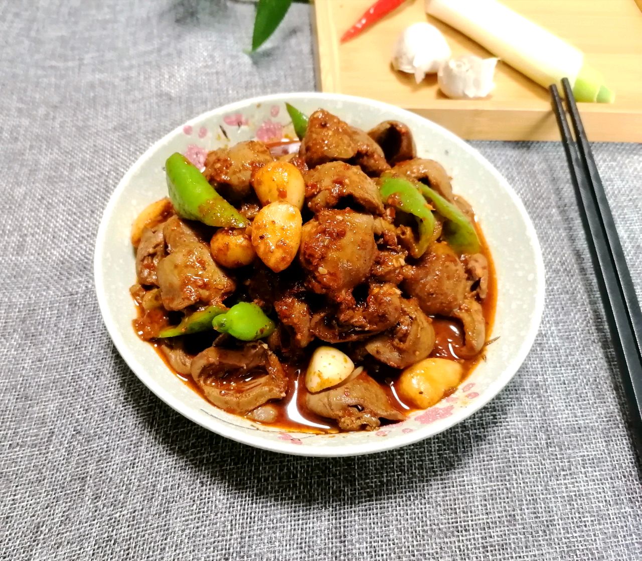 辣炒鸡心