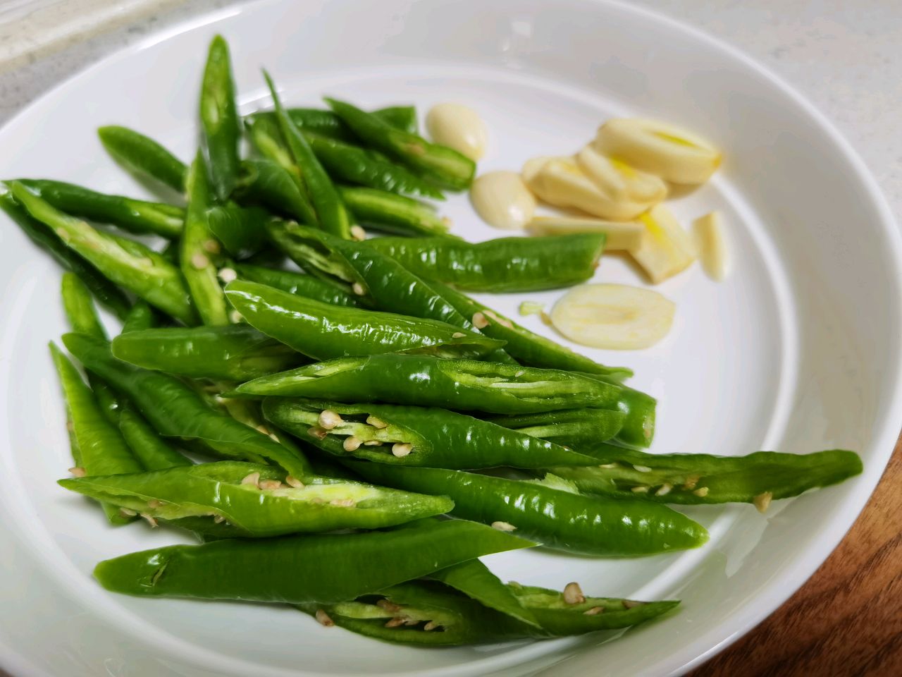 辣炒牛角花
