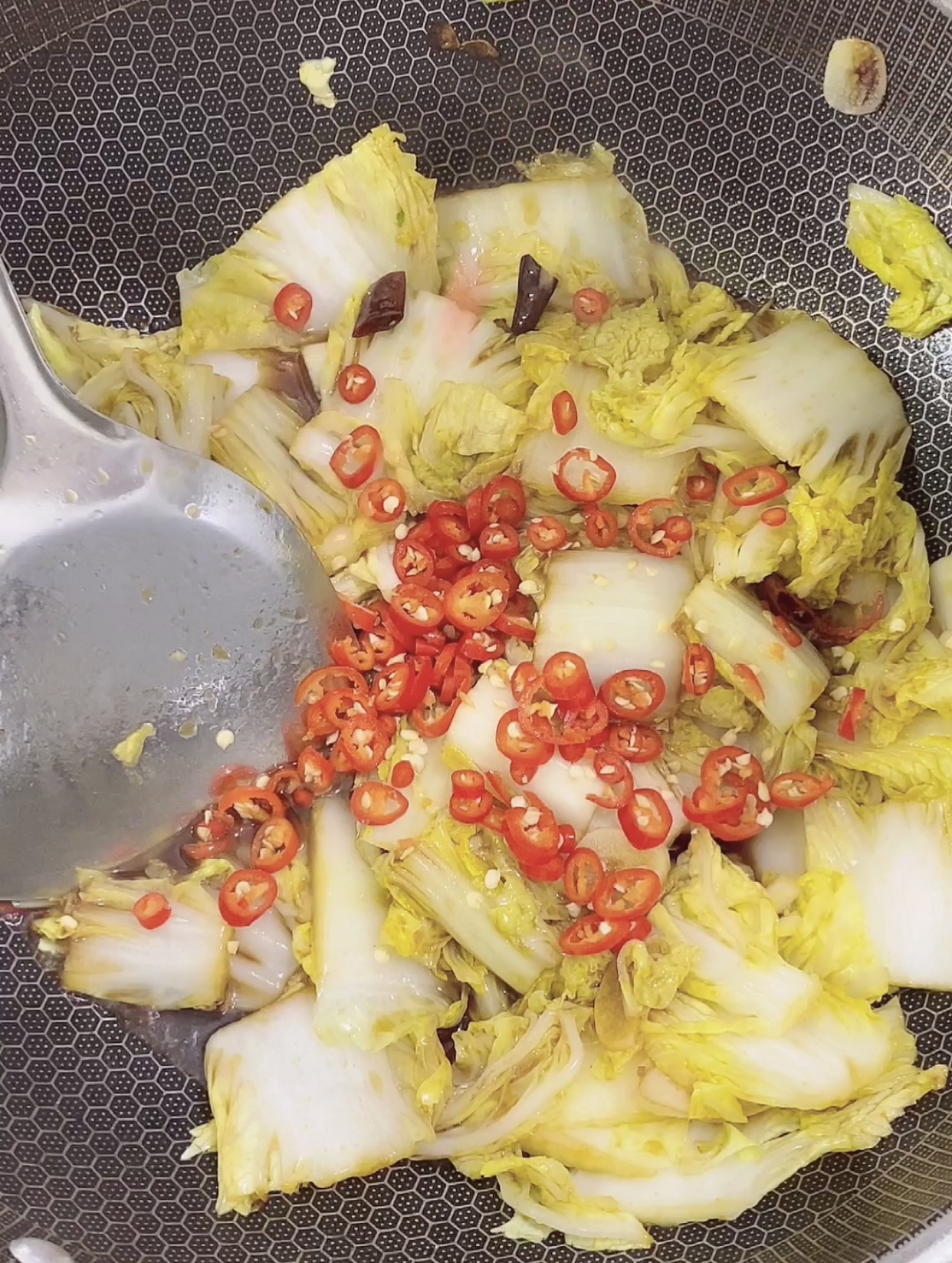 【辣炒娃娃菜】简单下饭，比吃肉还香
