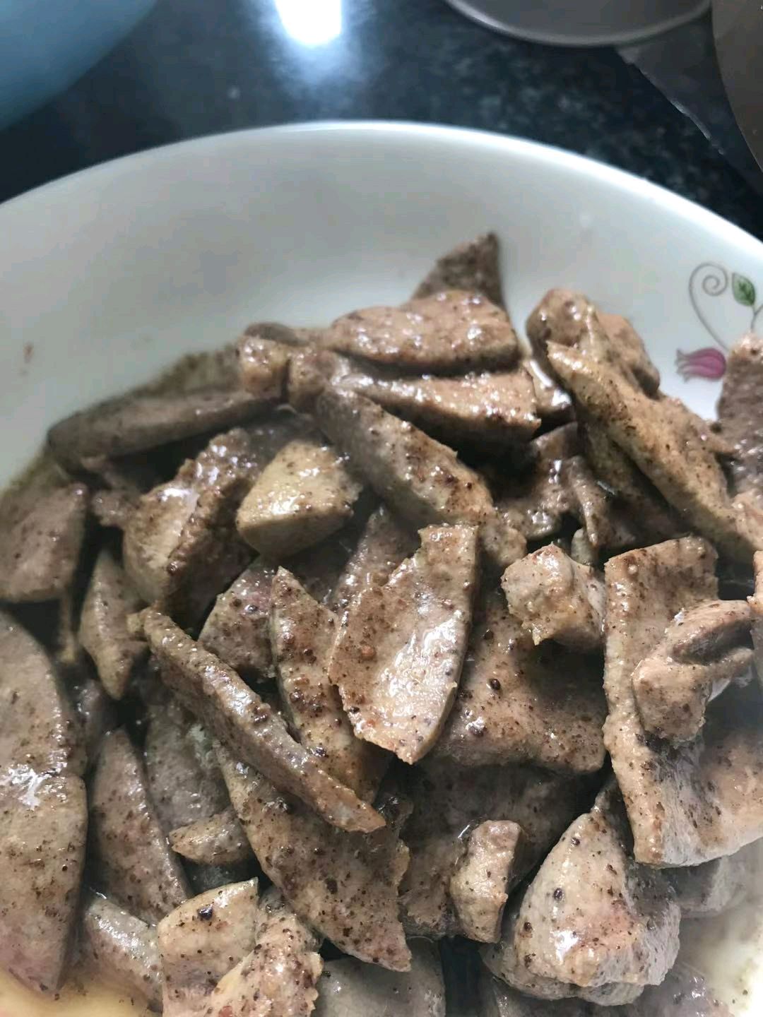 辣炒猪肝