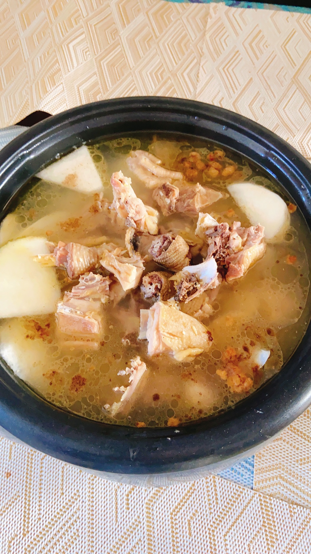 腊鸡闷白萝卜汤