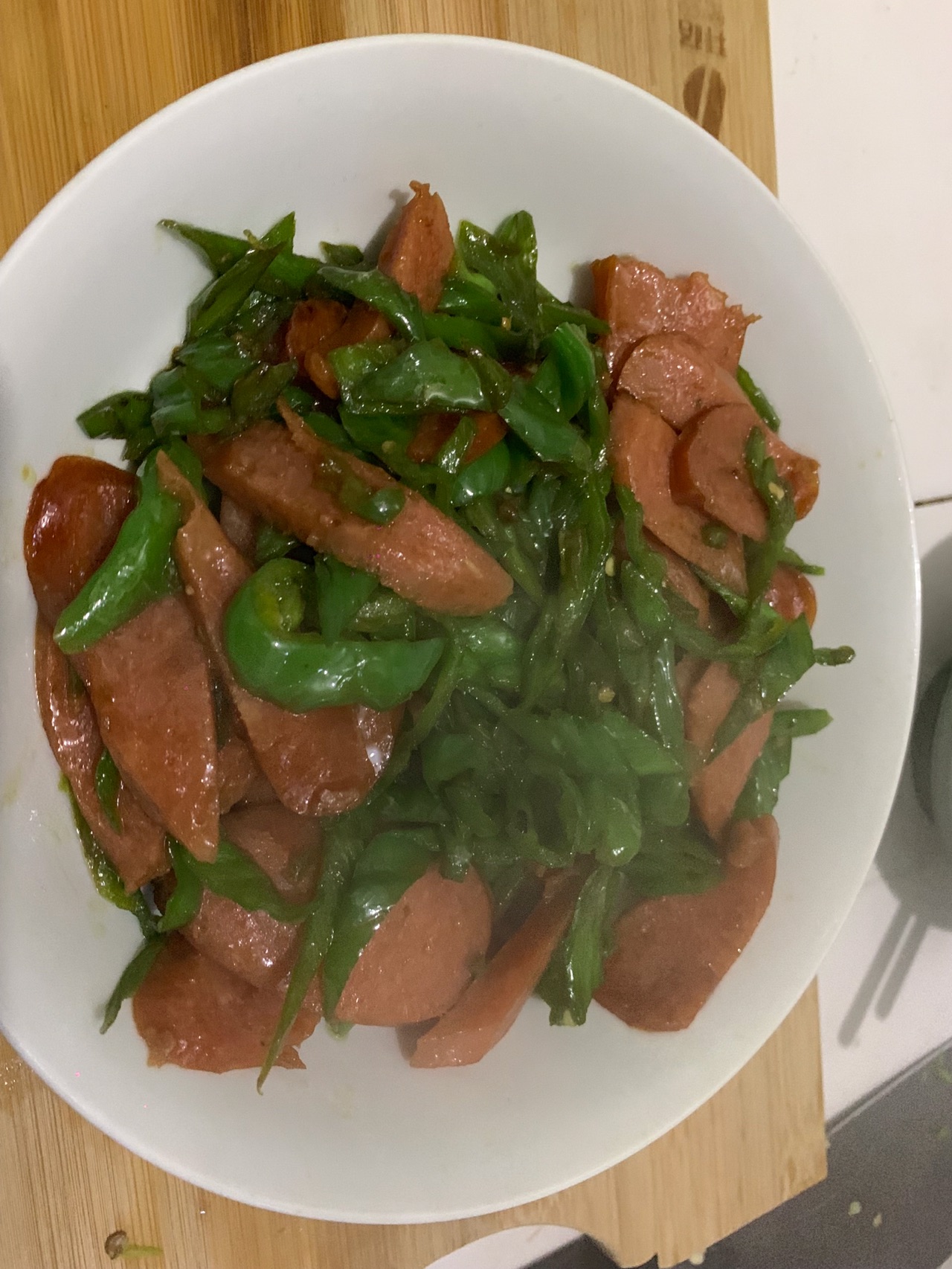 辣椒炒肠