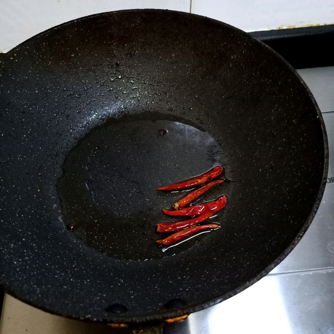 辣椒炒虾