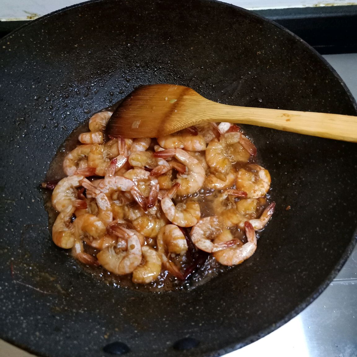 辣椒炒虾