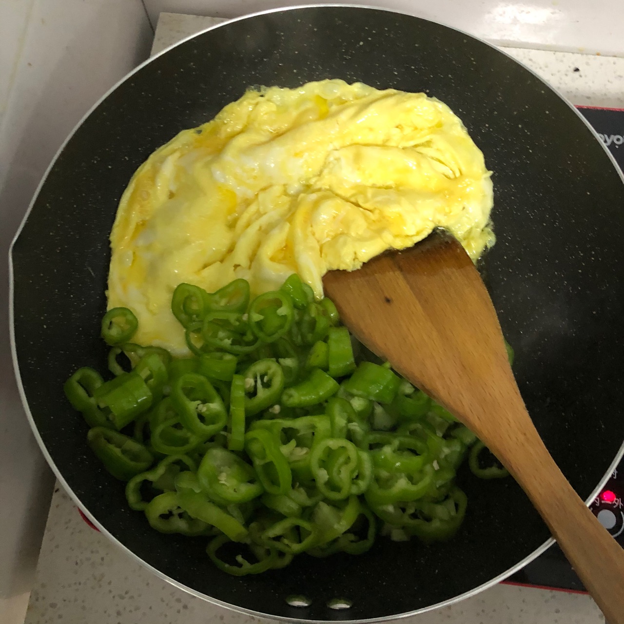 辣椒鸡蛋打卤面（纯东北做法）