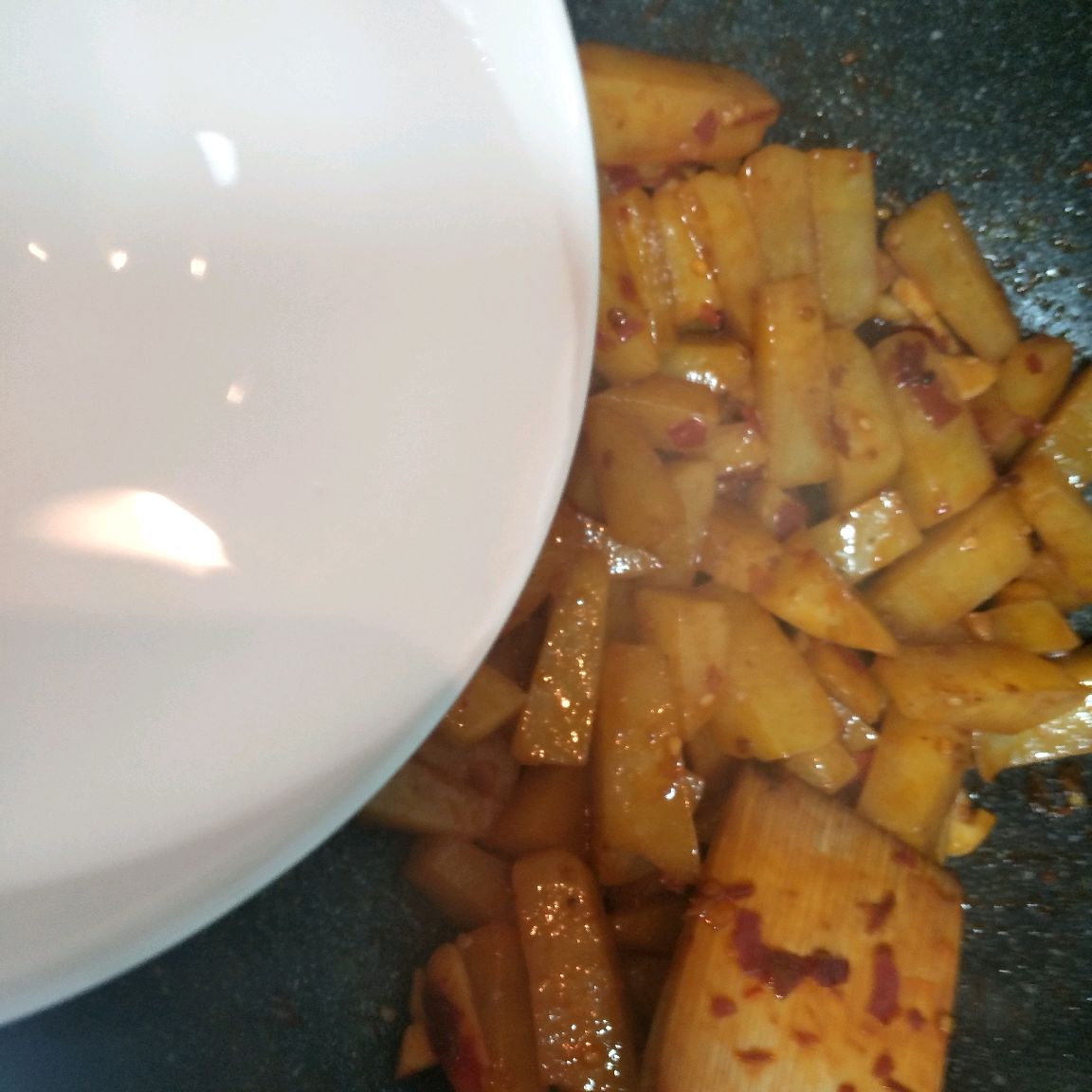 辣就比个耶~岩浆土豆火腿