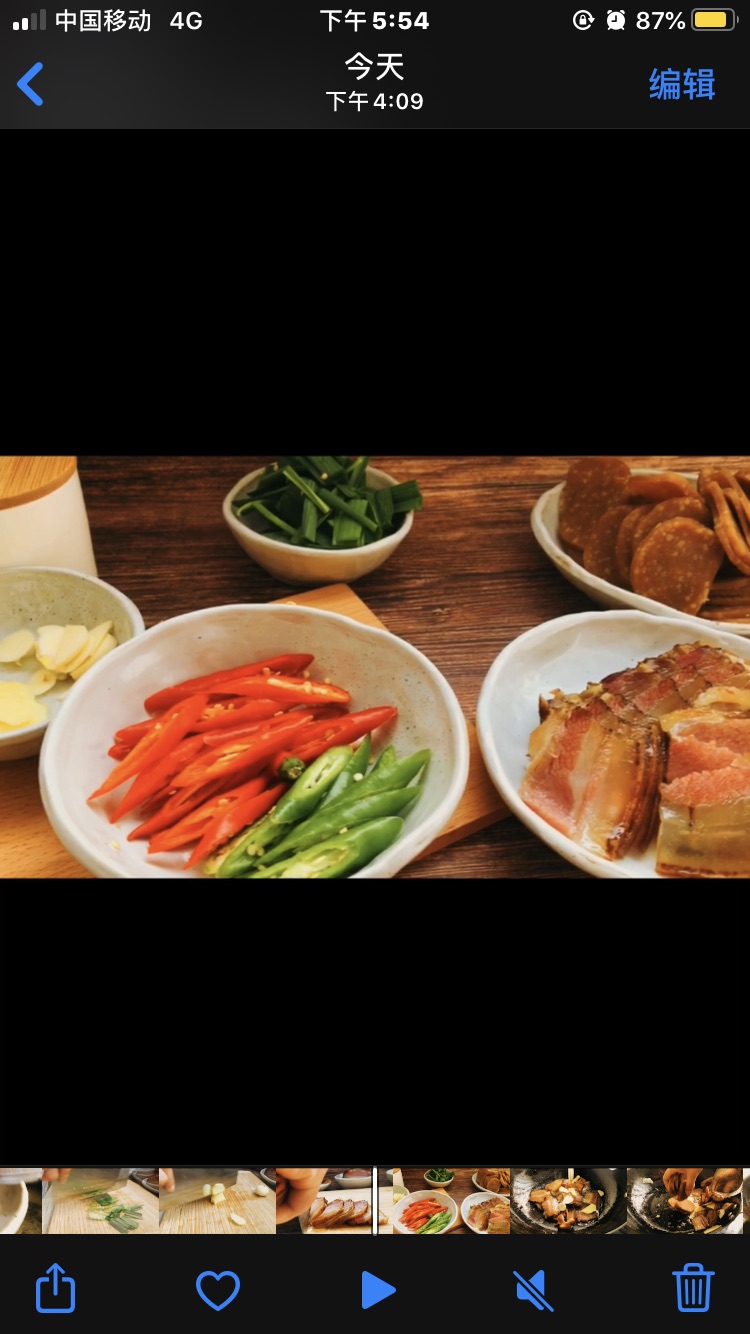 腊肉炒嘟面馍馍
