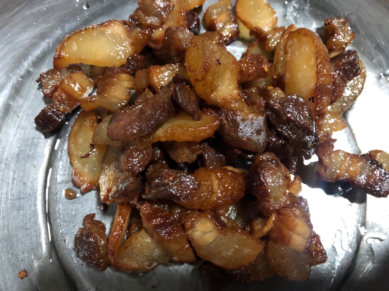 腊肉炒西芹