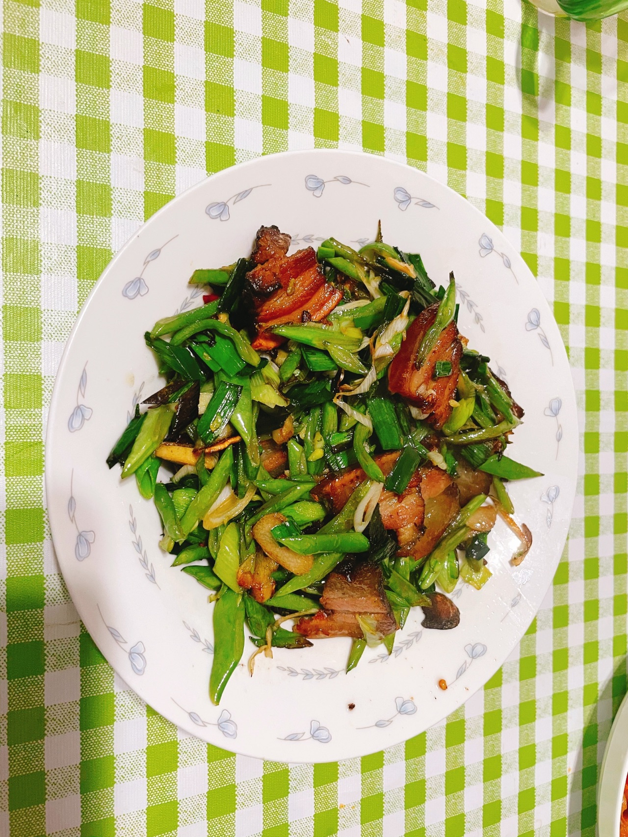 腊肉豆角