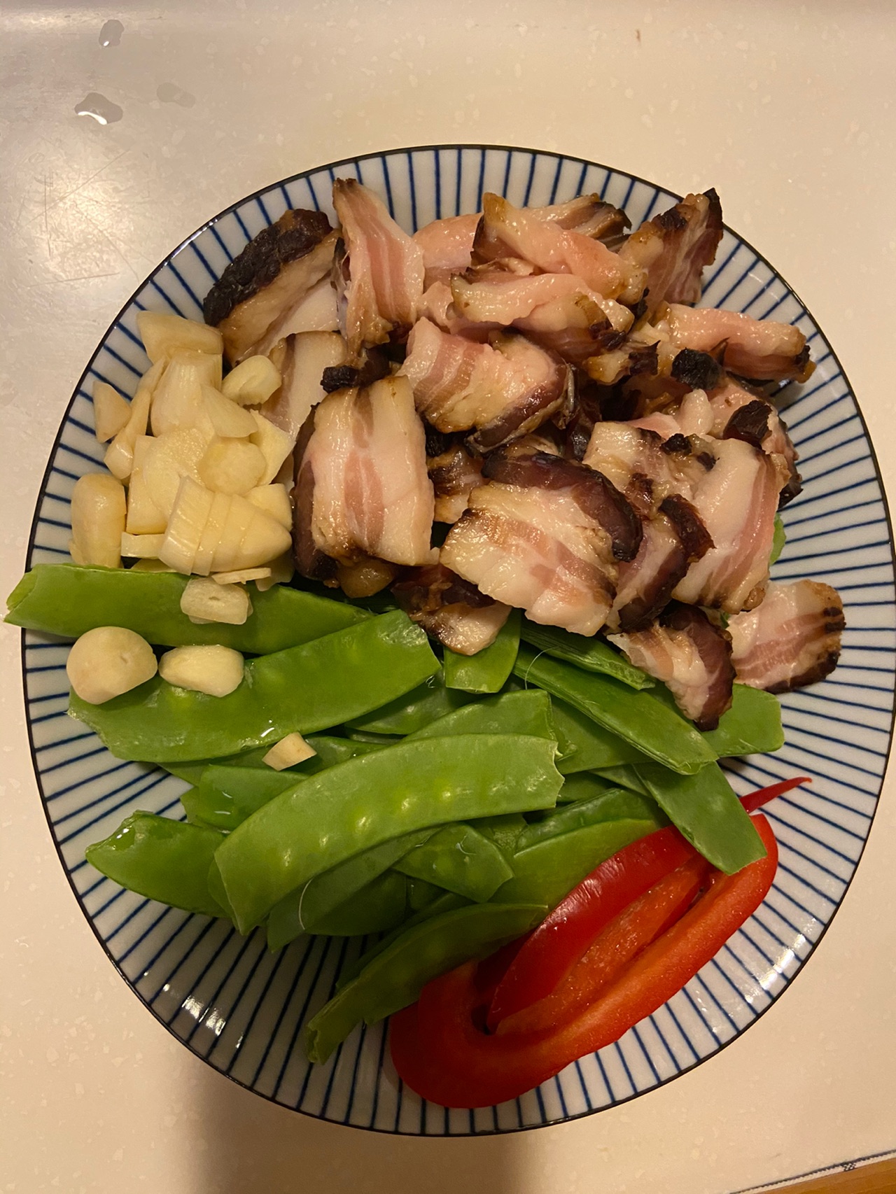 腊肉荷兰豆