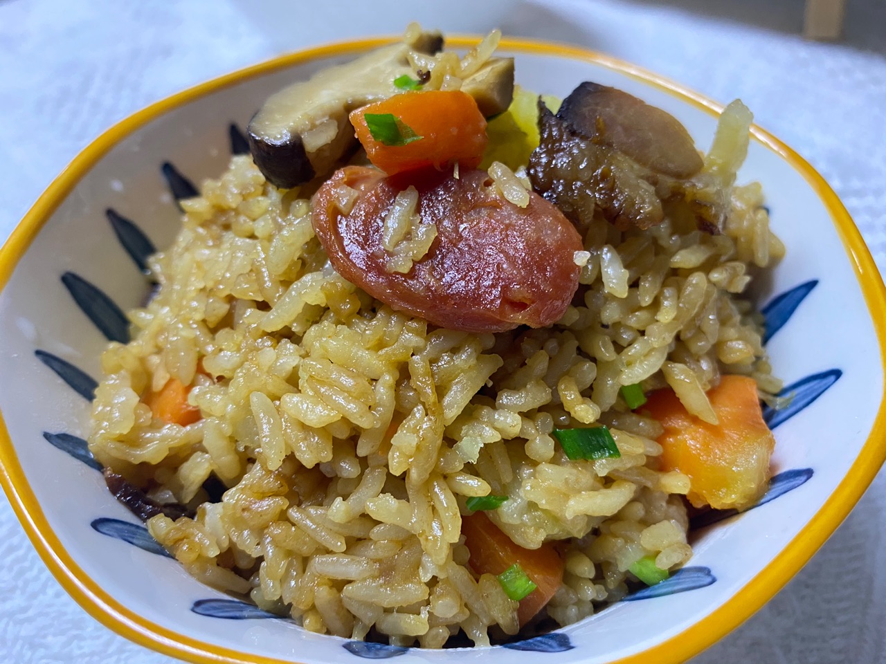 腊味什锦焖饭