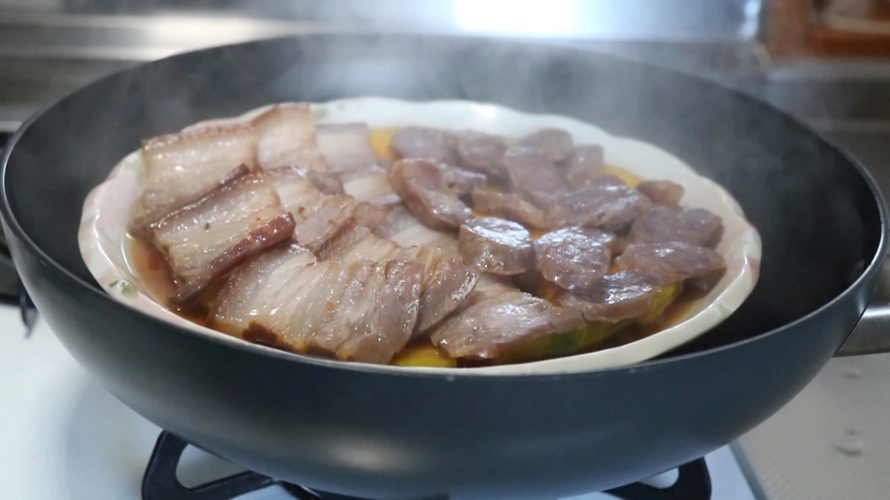腊味蒸南瓜